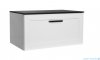 Besco Dexa szafka podumywalkowa 60x50x40cm biała, uchwyt czarny SUD-654-BC
